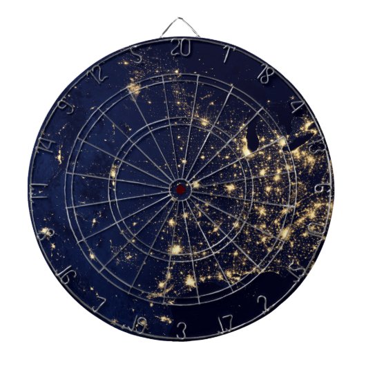 アメリカ宇宙のNASAライト ダーツボード (正面)