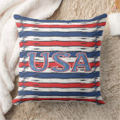 アメリカ家族愛国的な夏休み クッション (ブランケット)