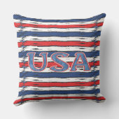 アメリカ家族愛国的な夏休み クッション (裏面)
