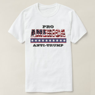 アメリカ寄りのアンチトランプ Tシャツ