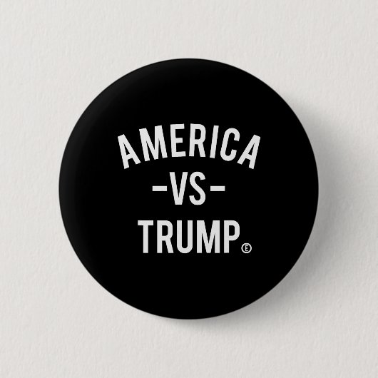 アメリカ対トランプ - アメリカ対トランプ _3  缶バッジ (正面)