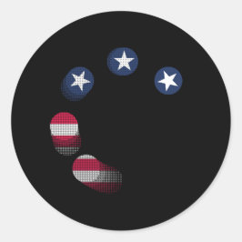 アメリカ対中国/アメリカ ラウンドシール