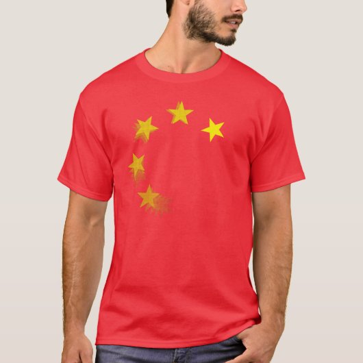 アメリカ対中国/中国 Tシャツ (正面)