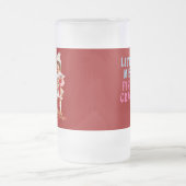 アメリカ少し失敗の爆竹のヴィンテージ フロストグラスビールジョッキ (中央)