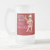 アメリカ少し失敗の爆竹のヴィンテージ フロストグラスビールジョッキ (左)