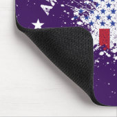 アメリカ州国家平和国旗のスプラットEst 1776 マウスパッド (コーナー)