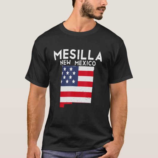 アメリカ州旅行新メキシコ新M Tシャツ (正面)