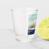 アメリカ巡洋艦ブルックリン1897 ショットグラス (左)