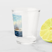 アメリカ巡洋艦ブルックリン1897 ショットグラス (右)