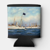 アメリカ巡洋艦ブルックリン1897 缶クーラー (裏面)