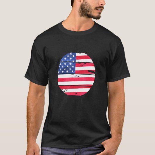 アメリカ市民として誇りを持とう アメリカ市民権 Tシャツ (正面)