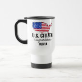 アメリカ市民に！アメリカ地図  トラベルマグ (左)