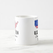 アメリカ市民に!合衆国地図 コーヒーマグカップ (中央)