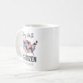 アメリカ市民の日 - アメリカ人であることを誇りに思う コーヒーマグカップ (正面左)