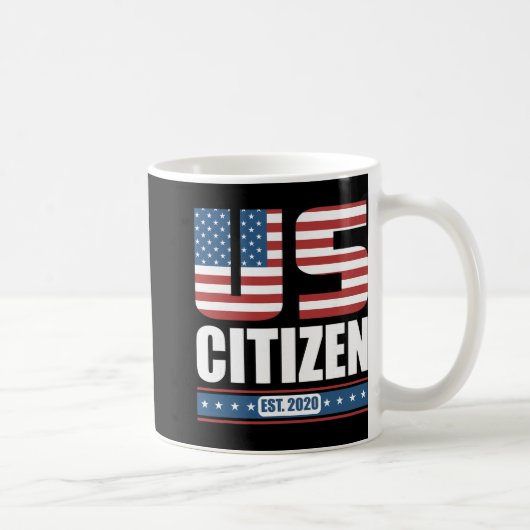 アメリカ市民ギフト - 誇りを持ってアメリカ合衆国市民に コーヒーマグカップ (右)