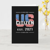 アメリカ市民贈誇りを持った与米国市民権 カード (黄色い花)