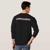 アメリカ帝国メンズ長袖 Tシャツ (裏面フル)