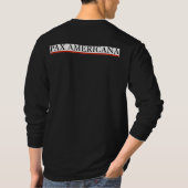 アメリカ帝国メンズ長袖 Tシャツ (裏面)