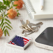 アメリカ平和と愛 –  キーホルダー (側面)