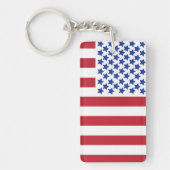 アメリカ平和国旗アメリカ州ナショナル・キーチャ キーホルダー (正面)
