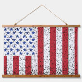 アメリカ平和国旗アメリカ州国民版画協会 吊り下げ型タペストリー (正面)