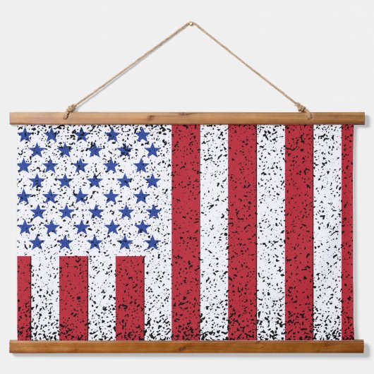 アメリカ平和国旗アメリカ州国民版画協会 吊り下げ型タペストリー (正面)