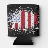 アメリカ平和国旗1776アメリカ州国家 缶クーラー (裏面)