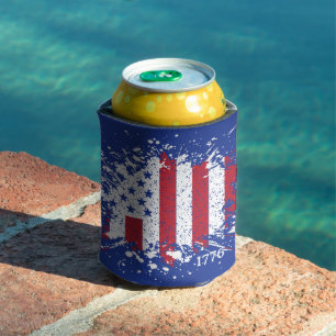 アメリカ平和国旗1776アメリカ州国家 缶クーラー