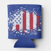 アメリカ平和国旗1776アメリカ州国家 缶クーラー (裏面)