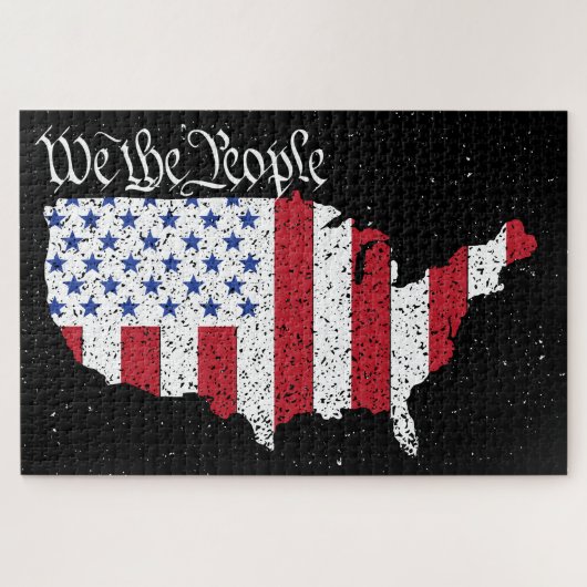 アメリカ平和旗アメリカのジグソーP ジグソーパズル (横)