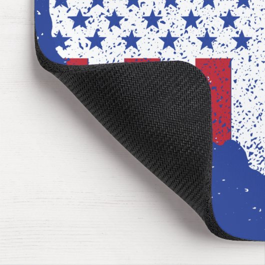 アメリカ平和旗アメリカ国民 マウスパッド (コーナー)