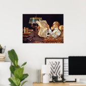 アメリカ広告、アローシャツカラー、1914 ポスター (ホームオフィス)