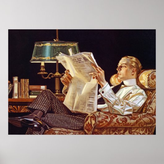 アメリカ広告、アローシャツカラー、1914 ポスター (正面)