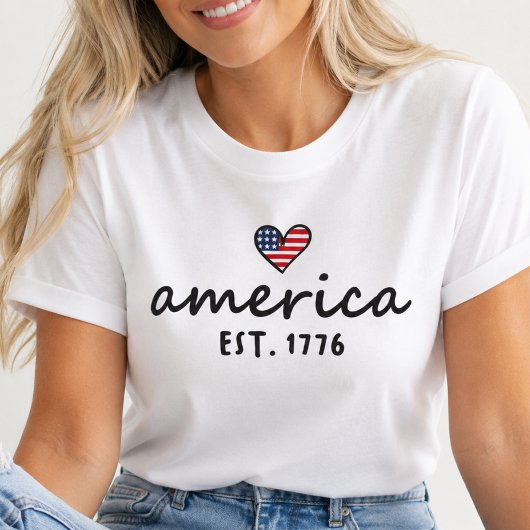 アメリカ建国1776年 パトリオティックTシャツ Tシャツ