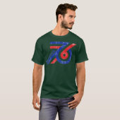 アメリカ建国200年 1776-1976 アメリカ合衆国独立記念日 ビンテージ Tシャツ (正面フル)
