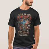 アメリカ建国250周年おめでとう Tシャツ (正面)