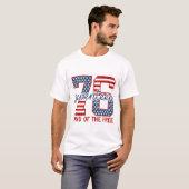 アメリカ建国250周年おめでとう Tシャツ (正面フル)