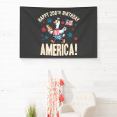 アメリカ建国250周年おもしろパトリオティックグース 横断幕 (インサイチュ)