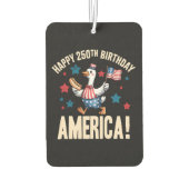アメリカ建国250周年お馬鹿な愛国ガチョウ カーエアーフレッシュナー (裏面)