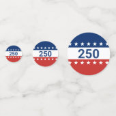 アメリカ建国250周年を祝う コンフェッティ (裏面)