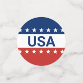 アメリカ建国250周年を祝う コンフェッティ (スモール正面)