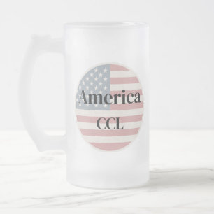 アメリカ建国250周年を祝おう フロストグラスビールジョッキ