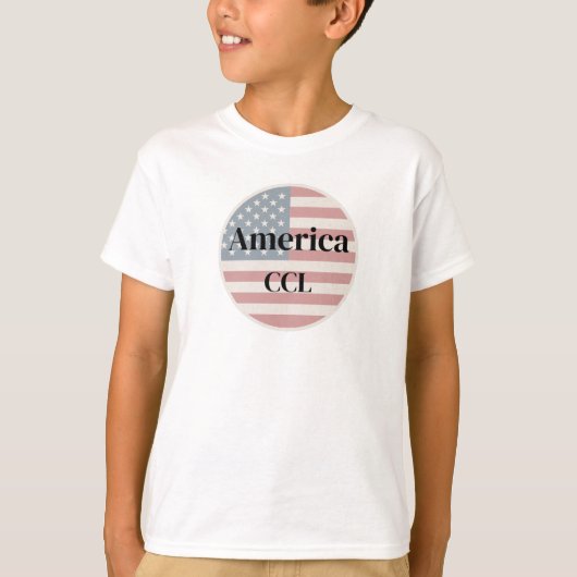 アメリカ建国250周年を祝おう Tシャツ (正面)