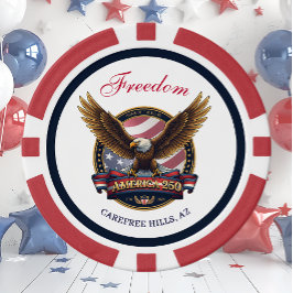 アメリカ建国250周年イベント ポーカーチップ