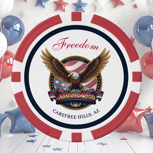 アメリカ建国250周年イベント ポーカーチップ