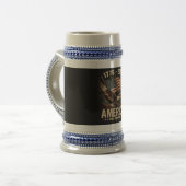 アメリカ建国250周年イーグル愛国 ビールジョッキ (正面左)