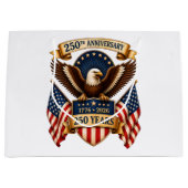 アメリカ建国250周年イーグル ラージペーパーバッグ (正面)