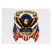 アメリカ建国250周年イーグル ラージペーパーバッグ (裏面)