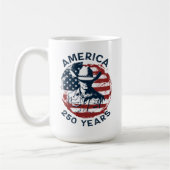 アメリカ建国250周年カウボーイ 1776-2026 コーヒーマグカップ (左)