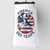 アメリカ建国250周年カウボーイ 1776-2026 ゴルフヘッドカバー (回転90)